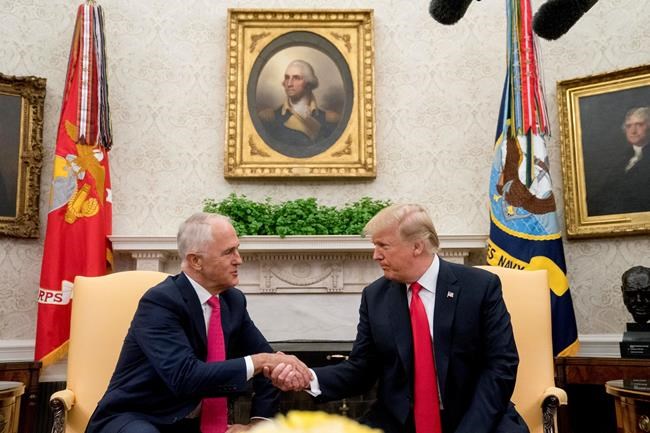 The Latest: Australia says he's inspired by US tax cuts | iNFOnews.ca CP290791484