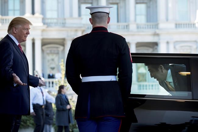 The Latest: Trump says US committed to security of Japan | iNFOnews.ca The Latest: Trump says US committed to security of Japan | iNFOnews.ca