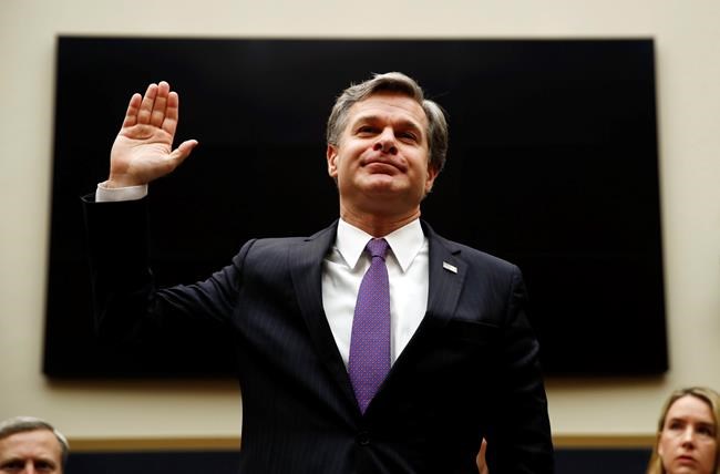 The Latest: Sanders says no discrepancy between Trump, Wray | iNFOnews.ca