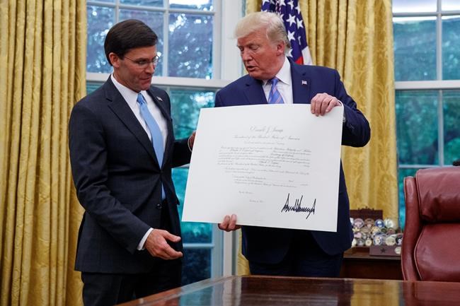 Esper is sworn in as defence secretary to succeed Mattis | iNFOnews.ca Esper is sworn in as defence secretary to succeed Mattis | iNFOnews.ca