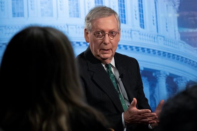 The Latest: McConnell says no GOP senator for Sessions' job | iNFOnews.ca CP1179795171