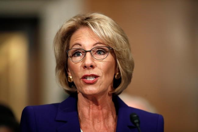 DeVos: Won't dismantle public schools as education secretary | iNFOnews.ca