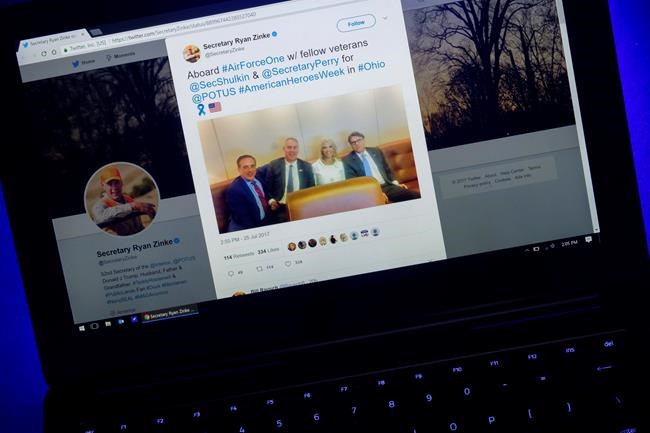 Zinke incorrectly identifies VA chief as 'fellow veteran' | iNFOnews.ca