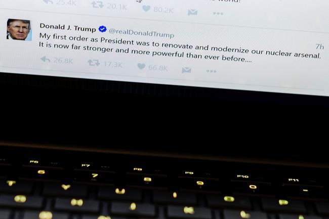 AP FACT CHECK: Trump's unjustified boast about US nuke power | iNFOnews.ca AP FACT CHECK: Trump's unjustified boast about US nuke power | iNFOnews.ca