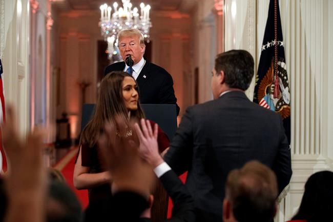 White House bans CNN reporter after confrontation with Trump | iNFOnews.ca CP1952723775