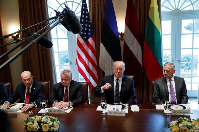 The Latest: Trump praises Baltic nations | iNFOnews.ca