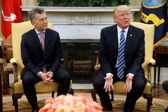 Trump, Argentine President Macri hold White House talks | iNFOnews.ca