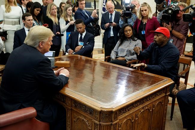 Kanye West delivers jaw-dropping performance in Oval Office | iNFOnews.ca