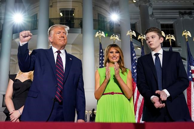 First lady: Son Barron had coronavirus, but no symptoms | iNFOnews.ca
