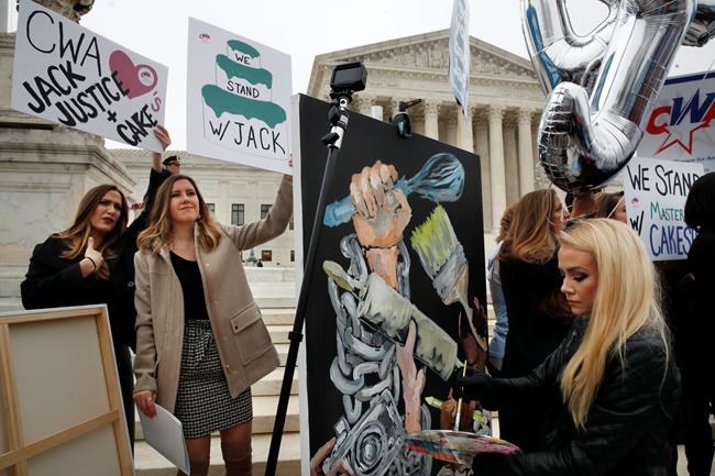 The Latest: Baker and gay couple at court for cake arguments | iNFOnews.ca The Latest: Baker and gay couple at court for cake arguments | iNFOnews.ca