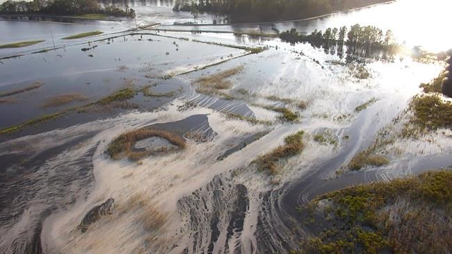 NC river swirls with grey muck near flooded coal ash dump | iNFOnews.ca