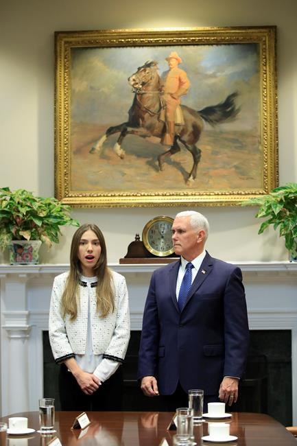 Venezuela opposition leader's wife welcomed at White House | iNFOnews.ca Venezuela opposition leader's wife welcomed at White House | iNFOnews.ca