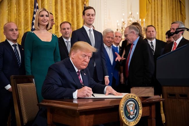 Trump signs order targeting college anti-Semitism | iNFOnews.ca