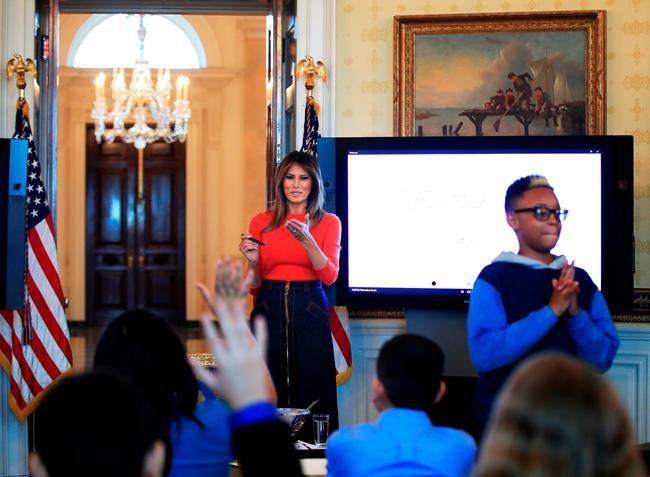 No big deal: Melania Trump comforts student at event | iNFOnews.ca