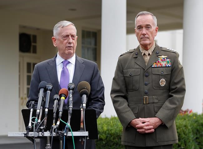 Mattis on NKorea: a response 'effective and overwhelming' | iNFOnews.ca