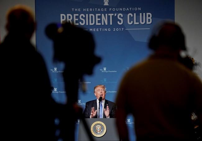 Trump takes tax pitch to conservative think-tank | iNFOnews.ca