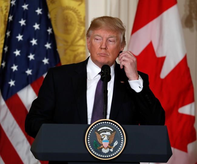 The Latest: Trump says he wants to tweak NAFTA | iNFOnews.ca