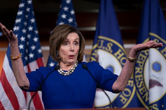 Pelosi defends speech-ripping as protesting 'falsehoods' | iNFOnews.ca