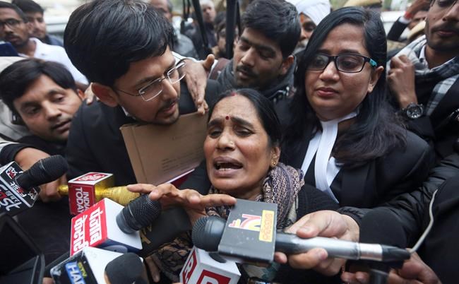 India sets 2012 gang rape convicts' executions for Jan. 22 | iNFOnews.ca CP65110832
