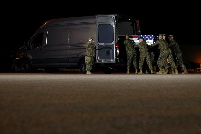 Remains of 3 Marines killed in Afghanistan returned to US | iNFOnews.ca