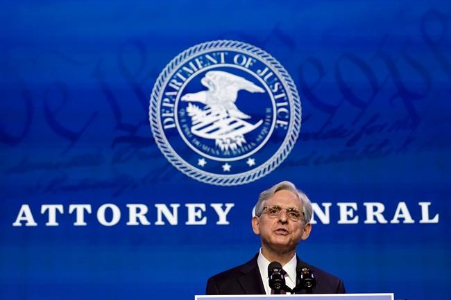 Senate schedules confirmation hearing for Merrick Garland | iNFOnews.ca