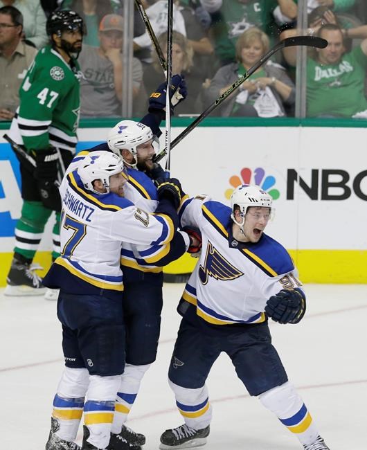 Blues even series on Backes' OT game-winner, beat Stars 4-3 | iNFOnews.ca