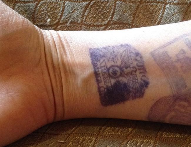 Nazi hand stamps used to mark visitors to Ecuadorean jail | iNFOnews.ca CP194371858