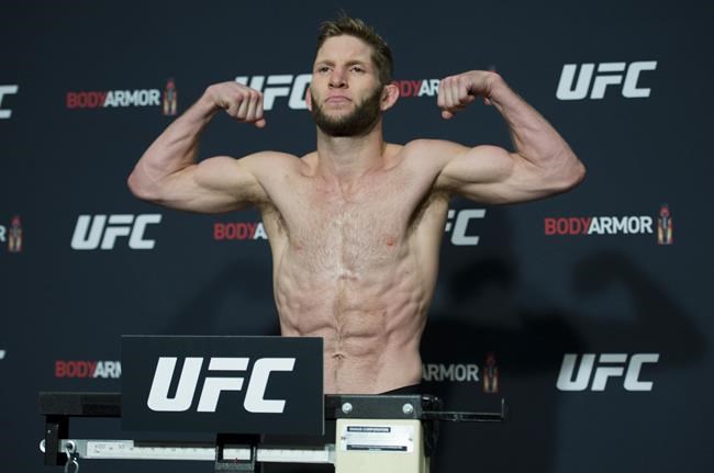 Canadian bantamweight Cole Smith loses UFC decision to Hunter Azure in Las Vegas | iNFOnews.ca CP1090715694