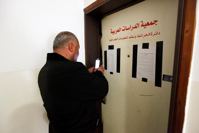 Israel briefly detains Palestinian mapper of settler growth | iNFOnews.ca