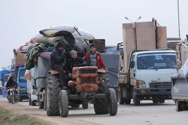 UN says 140,000 displaced in 3 days amid Syrian offensive | iNFOnews.ca