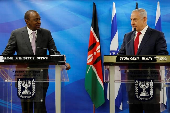 Israel's Netanyahu seeks new allies in historic Africa trip | iNFOnews.ca CP2007194170
