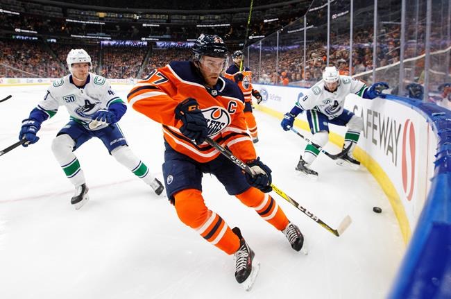 Oilers captain McDavid named first star of the month for November | iNFOnews.ca