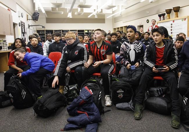 Soccer academy in Edmonton rooting for alumni Alphonso Davies at Bayern Munich | iNFOnews.ca Soccer academy in Edmonton rooting for alumni Alphonso Davies at Bayern Munich | iNFOnews.ca