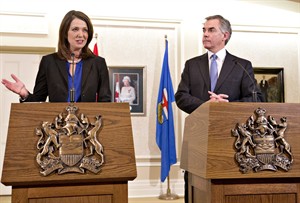 Alberta Wildrose opposition shatters in mass exodus, wants premier to succeed | iNFOnews.ca CP31146458