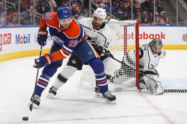 Oscar Klefbom spoils Jonathan Quick's return, Oilers beat Kings 3-2 | iNFOnews.ca
