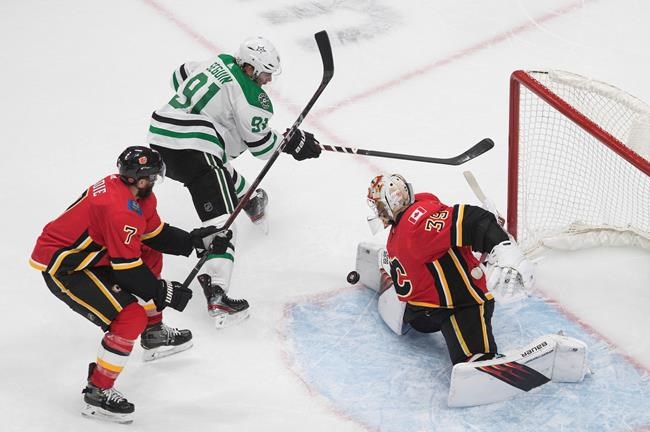 Cam Talbot gets shutout as Calgary Flames beat Dallas Stars 2-0 in NHL playoffs | iNFOnews.ca Cam Talbot gets shutout as Calgary Flames beat Dallas Stars 2-0 in NHL playoffs | iNFOnews.ca