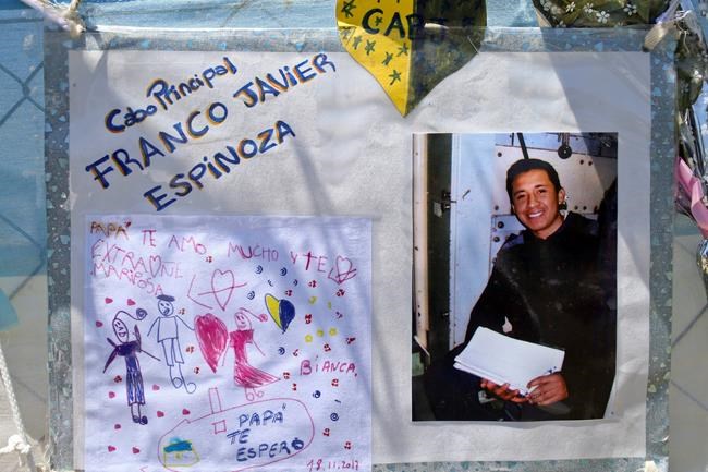 Argentine navy not giving hope of submarine survivors | iNFOnews.ca CP1959289276