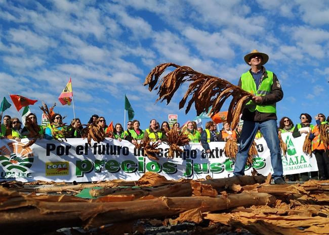 Farmers block highways in Spain to protest low food prices | iNFOnews.ca