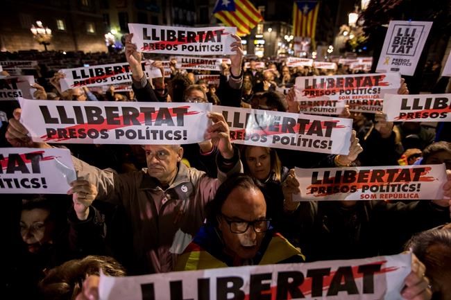 The Latest: Spanish PM will respect Belgium on extradition | iNFOnews.ca CP296566369