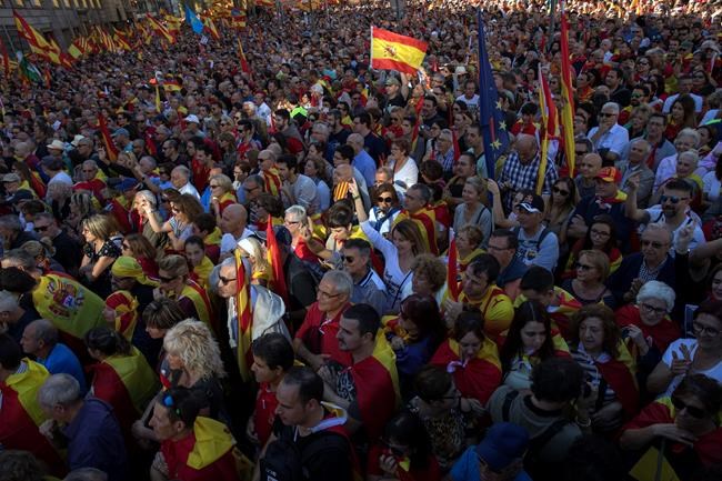 Huge rally in Barcelona rejects Catalan secession bid | iNFOnews.ca