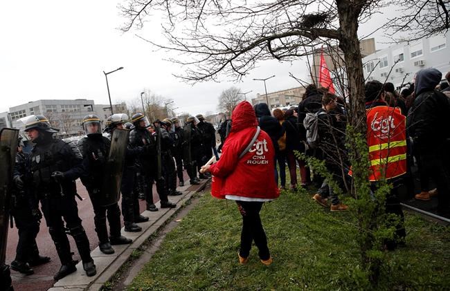 New French unrest: Students, medics protest Macron reforms | iNFOnews.ca