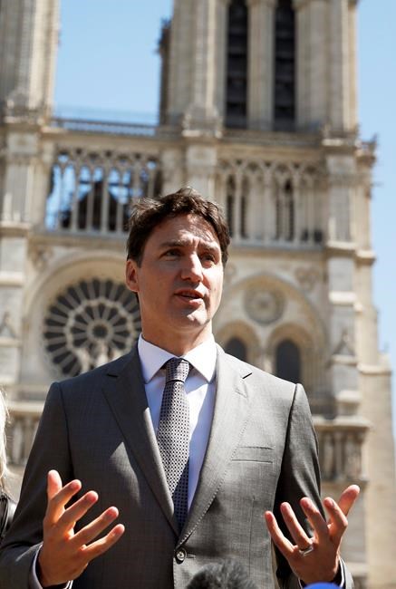 Canadian PM visits ravaged Notre Dame to show solidarity | iNFOnews.ca