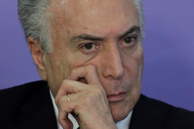 AP Explains: Brazil Congress to vote on president's future | iNFOnews.ca