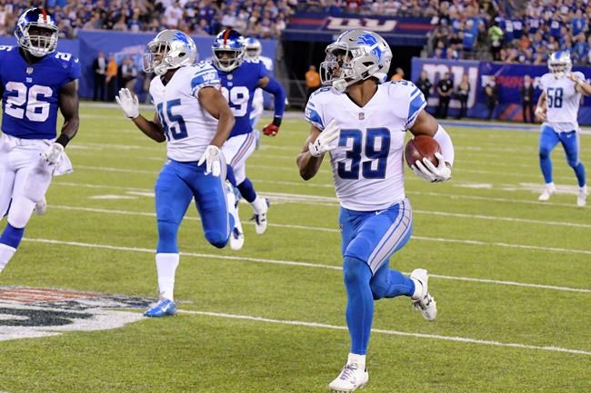 Stafford throws for 2 TDs as Lions beat Beckham, Giants | iNFOnews.ca
