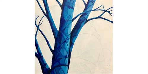 “Shades of Blue” Acrylic Workshop with Shannon Wilson ~ Afternoon Class