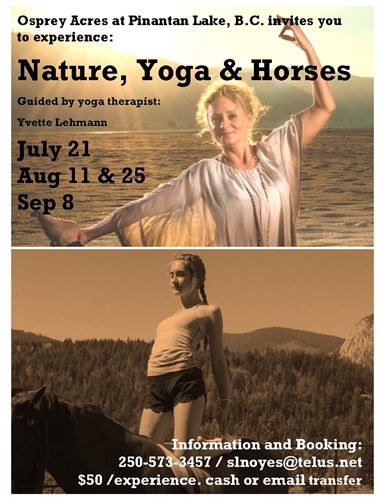 NATURE, YOGA & HORSES | iNFOnews.ca NATURE, YOGA & HORSES