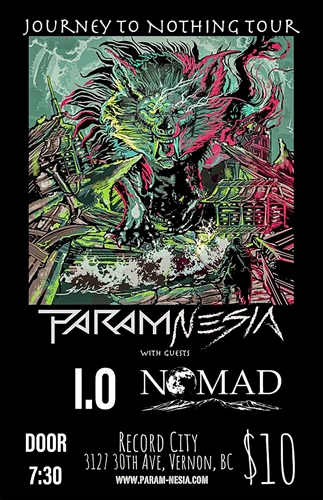 Param-Nesia with guests I.O and Nomad/ Death metal/ Noise | iNFOnews.ca Param-Nesia with guests I.O and Nomad/ Death metal/ Noise