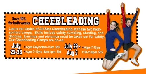Cheerleading Summer Camp | iNFOnews.ca Cheerleading Summer Camp