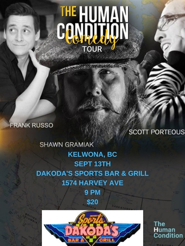 The Human Condition Comedy Tour - Kelwona, BC | iNFOnews.ca The Human Condition Comedy Tour – Kelwona, BC
