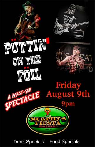 POTF live in Oliver BC at Murphy's Fiesta Bar | iNFOnews.ca POTF live in Oliver BC at Murphy’s Fiesta Bar